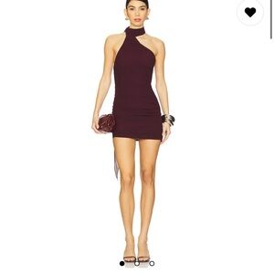 Oxblood Mini Dress